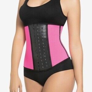 CYSM FAJATE Women's Sport Thermal Waist Cincher Size‎ XL Fuchsia Hot Pink 1330